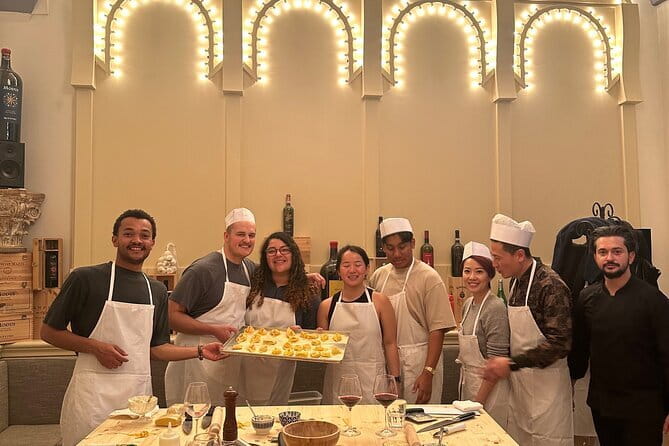Florence: Pasta Cooking Class with Unlimited Wine - A pasta class inside Dante’s Florence