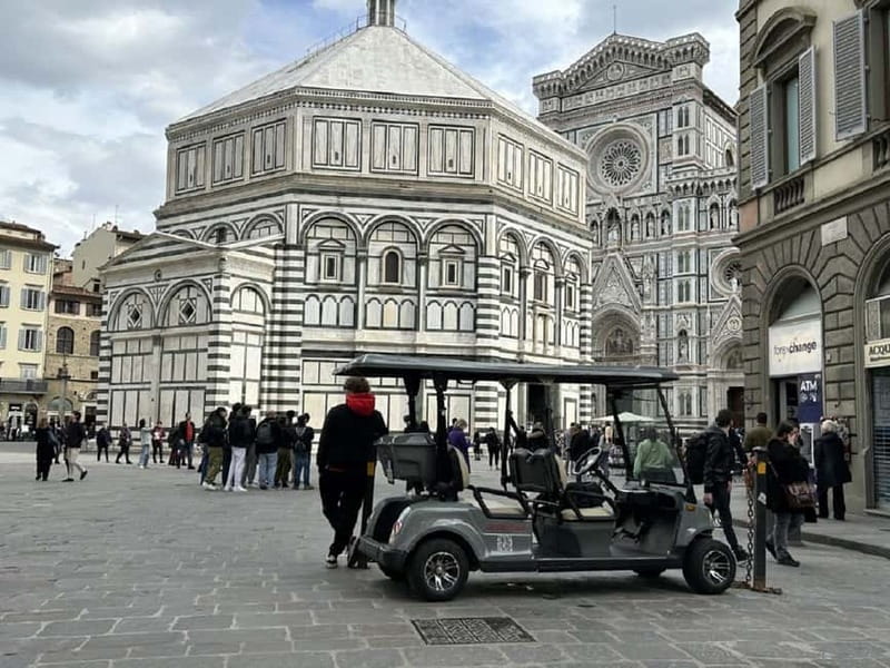 Florence: Private Electric Mini Car Tour with Local Guide - Santa Croce, Santa Maria Novella, and San Lorenzo