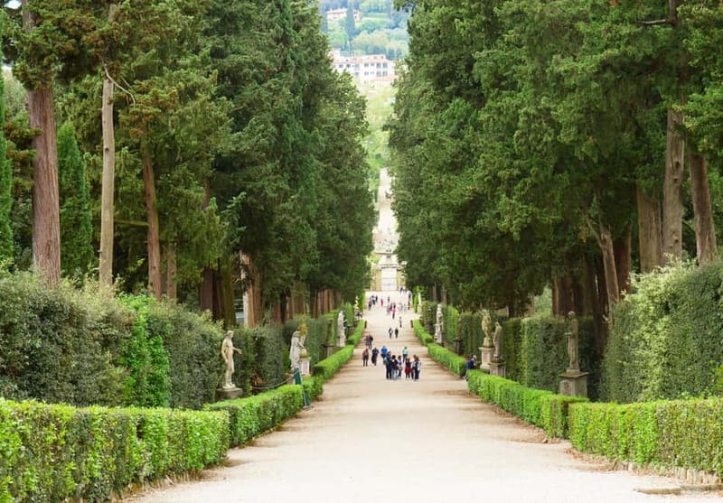 Florence: Reserved Entry Ticket to the Boboli Gardens - The first paths and the Buontalenti Grotto