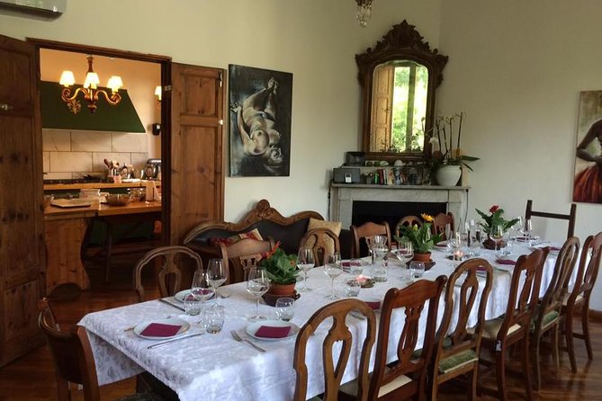 Florence Small-Group Pasta Class with Seasonal Ingredients - Sitting down to eat what you prepared