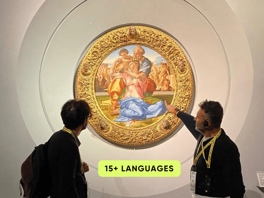 Florence: Uffizi Entry Ticket & Audio Guided Tour with Host - Meeting your host beside the Benvenuto Cellini statue