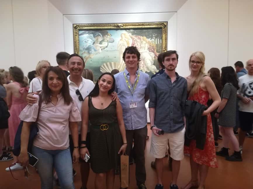 Florence: Uffizi Entry Ticket & Audio Guided Tour with Host - Sculptures, architecture, and the Vasari Corridor view