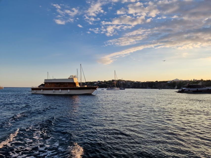 Forio: Ischia Island Boat Tour with Local Lunch and Swimming - San Montano, dessert, and the final swim