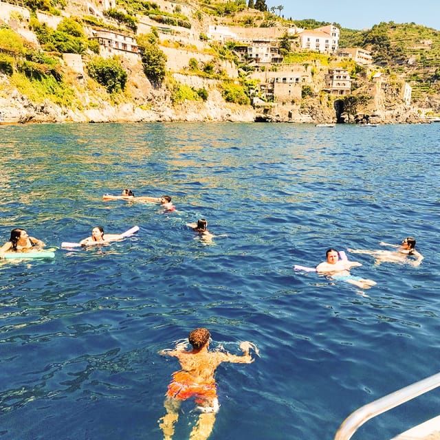 From Amalfi: Coast & Furore Fjord Boat Tour with Swim Break - Minori and Maiori widen the view