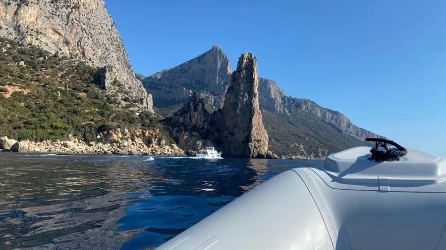 From Arbatax: RIB tour to Cala Mariolu and Cala Goloritzè - Swimming near Cala Goloritzè
