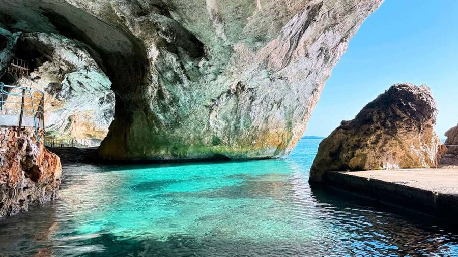 From Cala Gonone: Gulf of Orosei Dinghy Trip - Cala Sisine is the practical lunch break