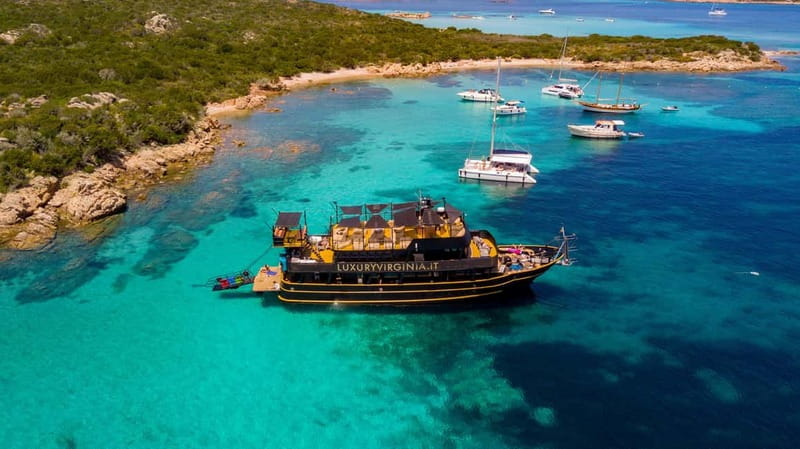 From Cannigione: La Maddalena Archipelago Boat Trip - Cala dell’Amore on Spargi: your first swim