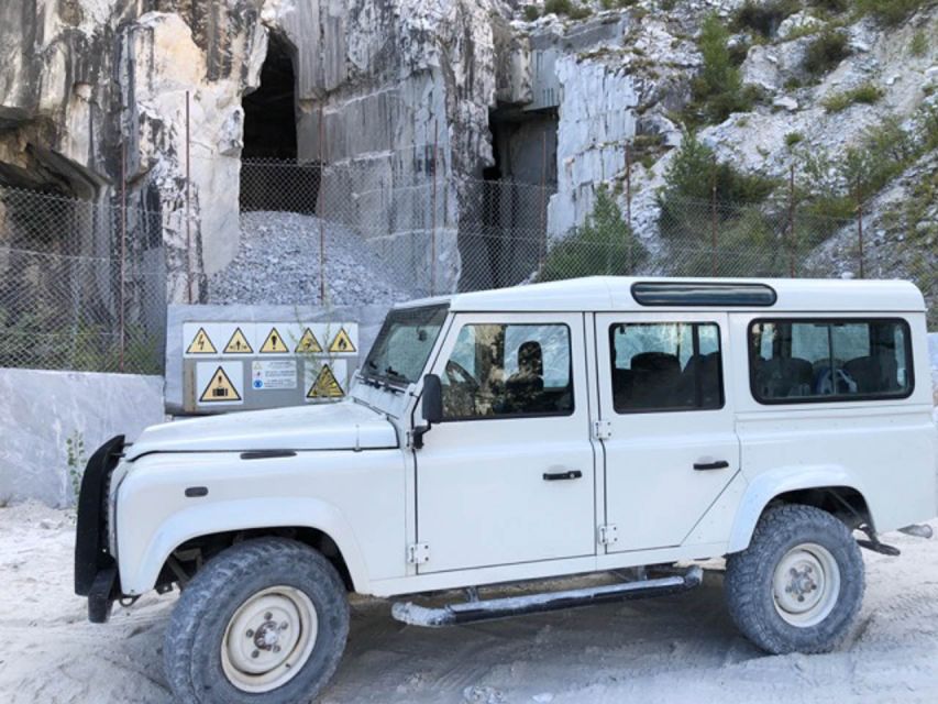 From Carrara: Marble Quarries Jeep Tour with Lardo Tasting - Seeing the outdoor quarry faces