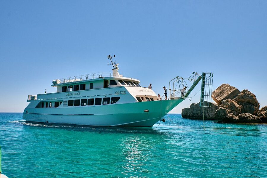 From La Caletta or Orosei: Gulf of Orosei Cruise - Cala Sisine, the first major beach stop