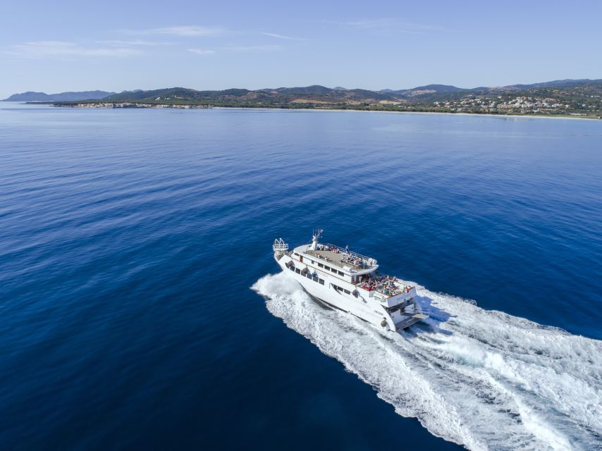 From La Caletta or Orosei: Gulf of Orosei Cruise - Food, drinks, shade, and sun on the Imperatrice