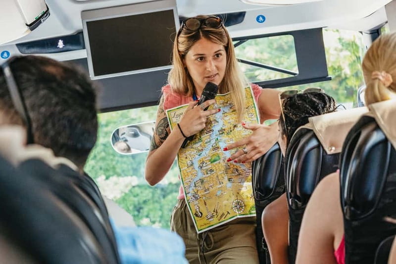 From Milan: Como & Bellagio with Private Lake Como Cruise - The guide, the radio system, and the group rhythm