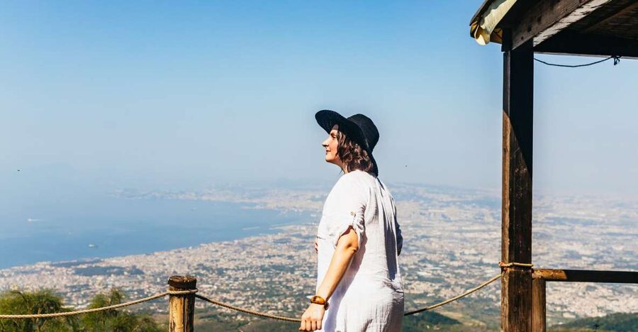From Naples: All-Inclusive Mount Vesuvius Half-Day Tour - Reaching the 1,000-meter parking area