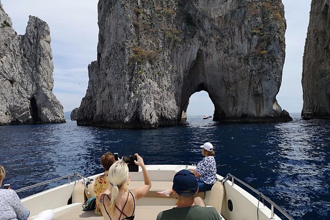 From Naples: Capri and Anacapri Small Group Tour + Ferry - Optional boat ride around Capri