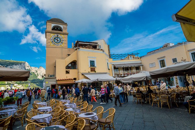 From Naples: Capri and Anacapri Small Group Tour + Ferry - Crossing to Capri by hydrofoil