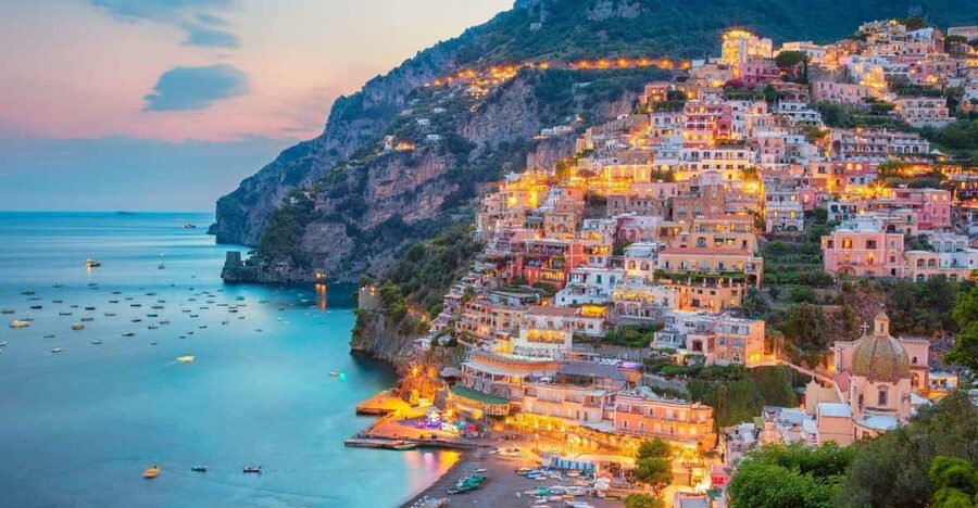 From Naples: Exclusive Tour of Amalfi Coast - Positano from a memorable viewpoint