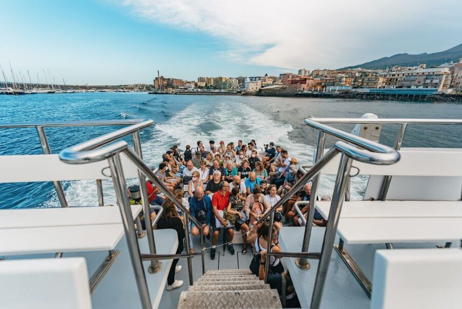 From Naples: Gulf of Naples & Capri Sightseeing Boat Tour - Starting with the Gulf of Naples and Mount Vesuvius