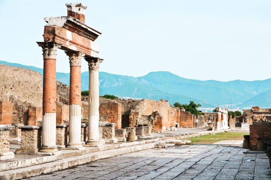 From Naples or Sorrento: Pompei Half-Day Tour - Entering Pompeii with skip-the-line admission