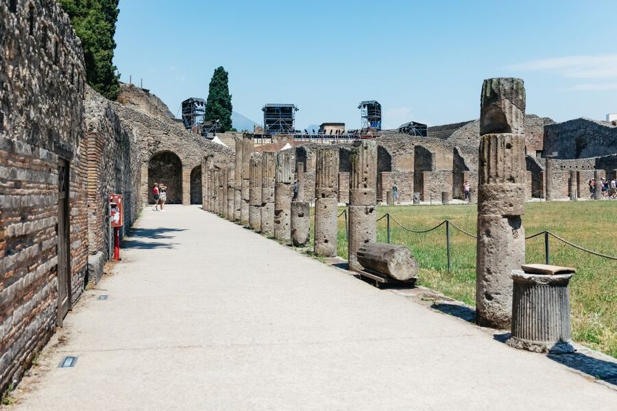From Naples: Pompeii Ruins & Mount Vesuvius Day Tour - Starting in Naples and getting on the right vehicle