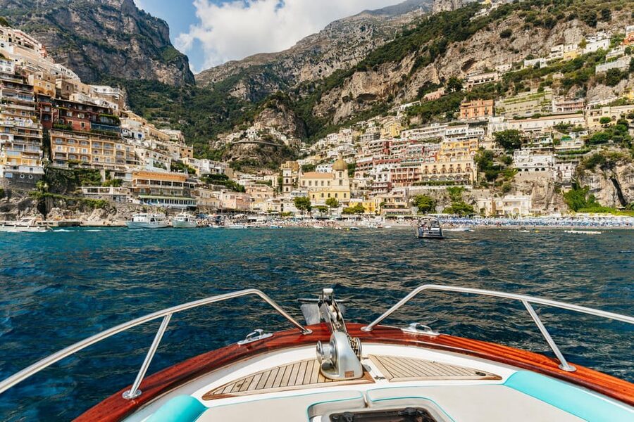 From Naples: Positano and Amalfi Boat Tour with Drinks - Positano from the sea, then a short town visit