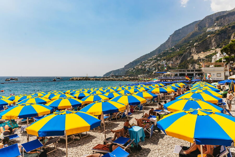 From Naples: Positano and Amalfi Boat Tour with Drinks - Along the Sorrento coast, from Marina Grande to Ieranto Bay