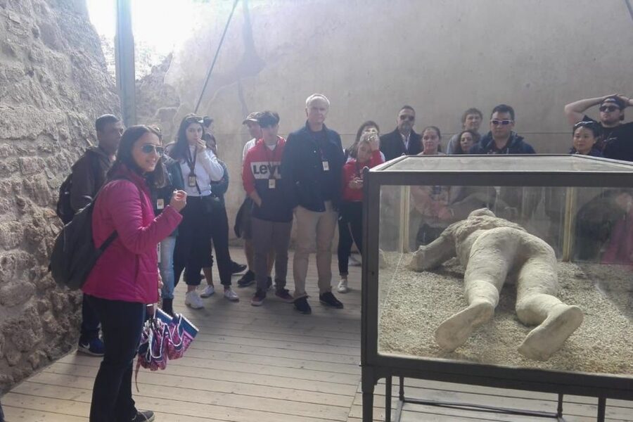From Naples: Ruins of Pompeii - Coach ride or minivan through Naples traffic