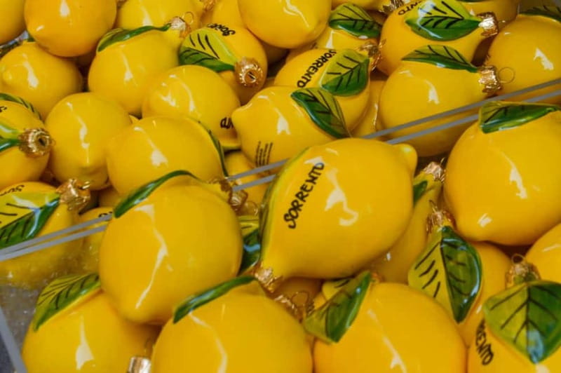 From Naples/Salerno: Pompeii, Sorrento, and Positano Tour - Two hours in Sorrento for lemons, shops, and sea views