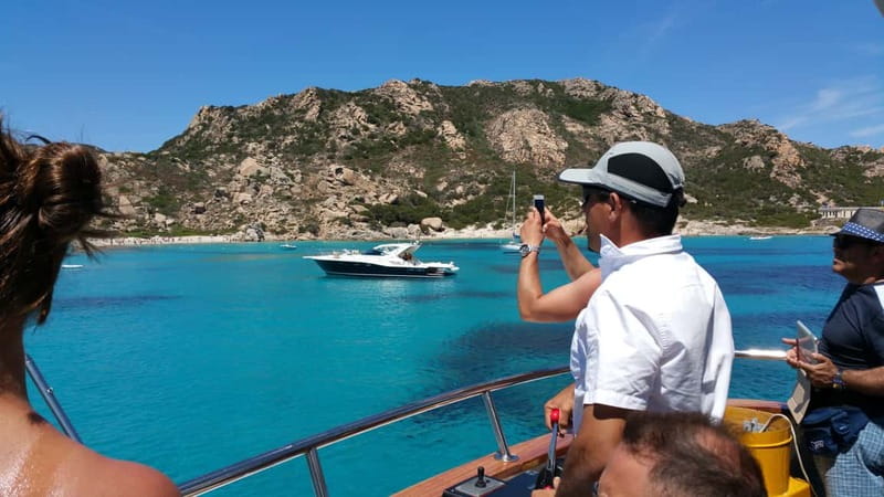 From Palau: 4 stops boat tour to La Maddalena archipelago - Emerald water and Cala Granara on Spargi