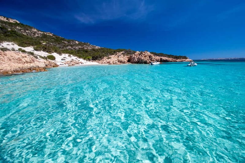From Palau: 4 stops boat tour to La Maddalena archipelago - Budelli and the protected pink beach