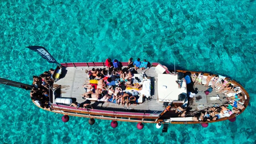 From Palau/La Maddal: Boat Tour of La Maddalena Archipelago - The opening cruise past Capo d’Orso and Caprera