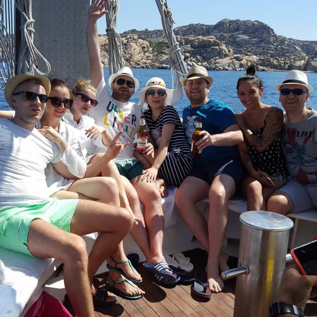 From Palau: La Maddalena Archipelago Boat Tour with Pasta - What this Palau boat trip is really like