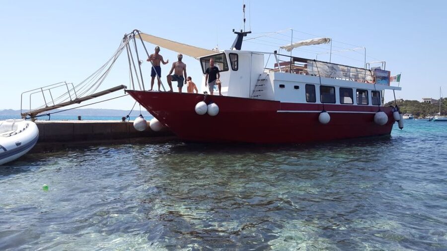From Palau: La Maddalena Archipelago Boat Tour with Pasta - Cala Corsara on Spargi is the second swim stop