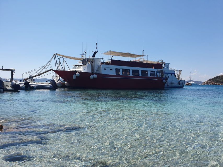 From Palau: La Maddalena Archipelago Boat Tour with Pasta - La Maddalena town adds a short land visit