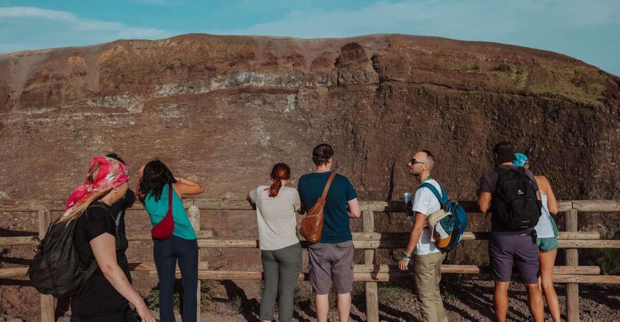From Pompeii: Mount Vesuvius Guided Tour with Transfer - The 30-minute shared van ride