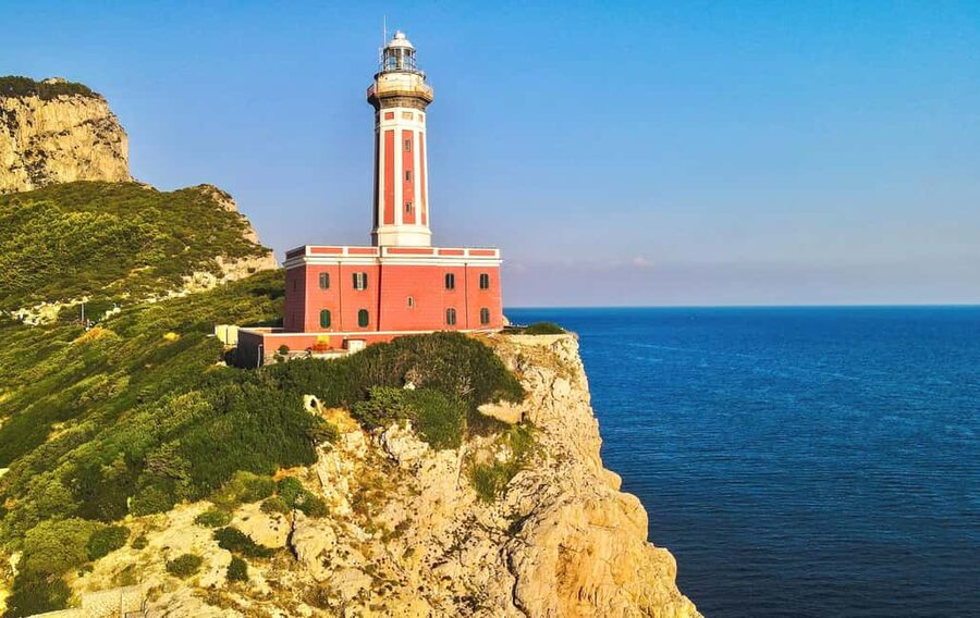 From Positano: Day trip to Capri - Group Tour by boat - The Blue Grotto and Punta Carena