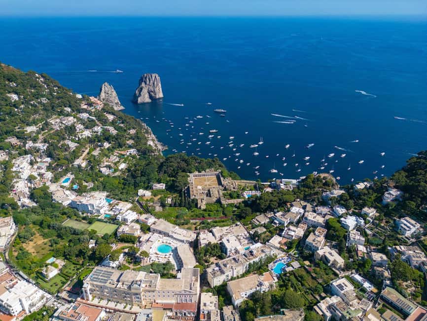 From Positano: Day trip to Capri - Group Tour by boat - Punta Campanella and the ride home