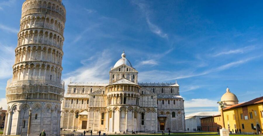 From Rome: Discover Florence and Pisa in a Full-Day Tour - Pisa and the white marble of Piazza dei Miracoli
