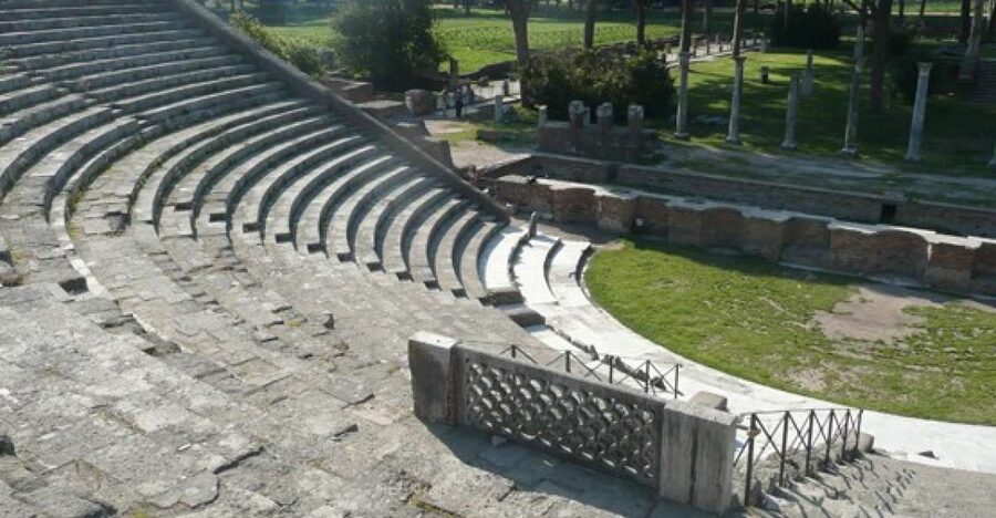 From Rome: Ostia Antica Guided Half-Day Trip by Train - Entering a Roman town at Ostia Antica