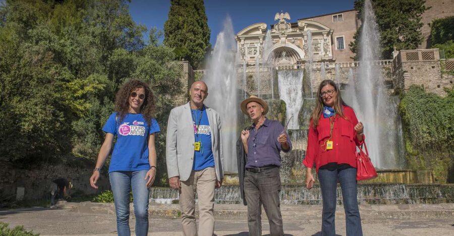 From Rome: Villa d'Este and Hadrian's Villa Tour with Lunch - Lunch in Tivoli, with a useful pause in the middle