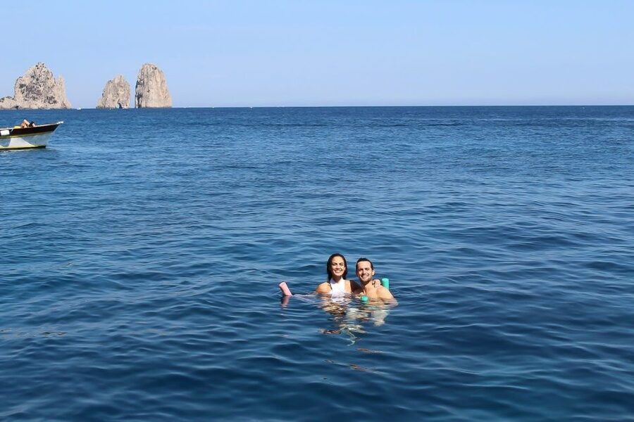 From Salerno: Day Trip to Amalfi Coast by Boat with Drinks - Leaving Salerno with Prosecco and open water