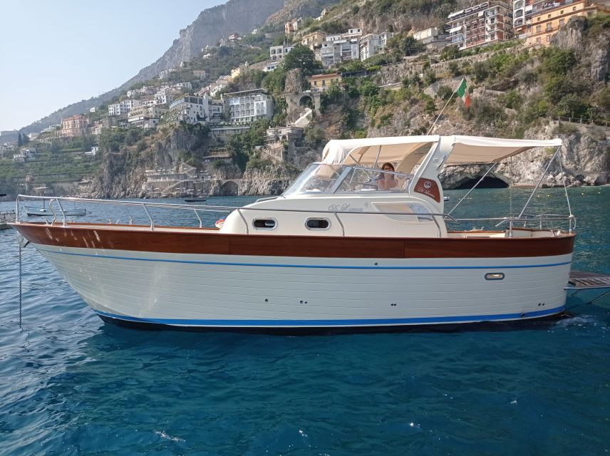 From Salerno: Sightseeing Day Cruise to Amalfi Coast - Swimming in clear water between the town visits