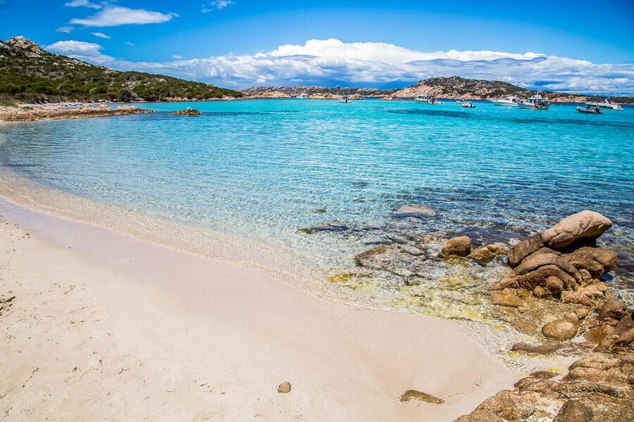 From Sardinia: La Maddalena Archipelago Full-Day Boat Tour - La Maddalena adds a town hour to a beach day