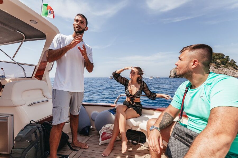 From Sorrento: Amalfi and Positano Full-Day Trip by Boat - Swimming near Nerano