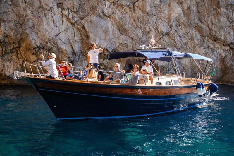 From Sorrento: Capri Boat Tour with Blue Grotto Visit - Punta Carena, the Green Grotto, and the western coast