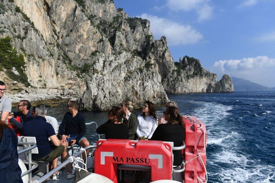 From Sorrento: Day Trip to Capri with Blue Grotto - Circling Capri by sea