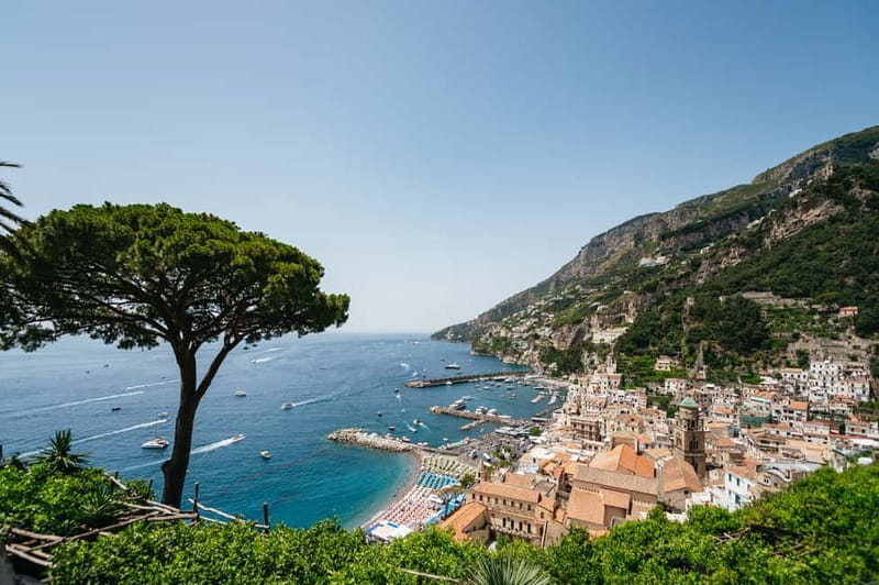 From Sorrento/Nerano: Amalfi and Positano Boat Tour - The return route through Crapolla and Isca