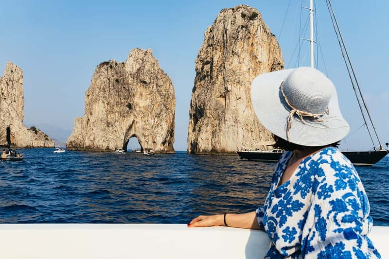 From Sorrento/Nerano: Capri Island Cruise with Guide Onboard - The Blue Grotto and other paid attractions