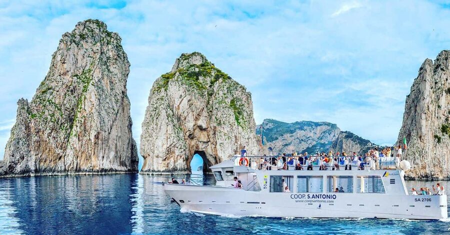 From Sorrento/Nerano: Capri Island Cruise with Guide Onboard - Getting from Sorrento to Marina del Cantone