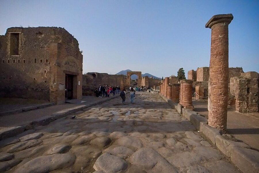 From Sorrento: Pompeii and Vesuvius Guided Tour with Lunch - Pizza lunch on the volcano slopes
