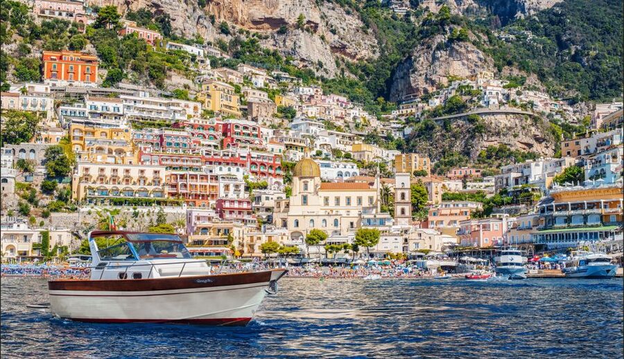 From Sorrento: Positano and Amalfi Boat Trip with Transfer - Positano in 90 minutes