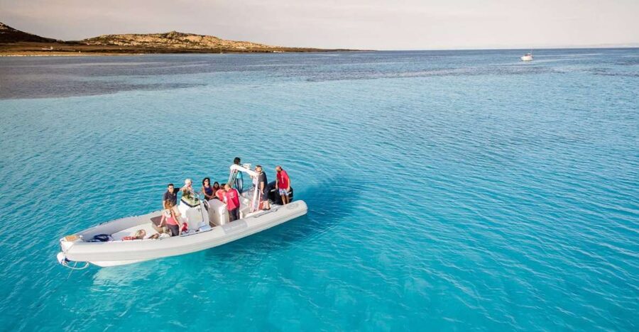 From Stintino: Half-day dinghy tour in Asinara Gulf - Leaving Porticciolo dellAncora in Stintino